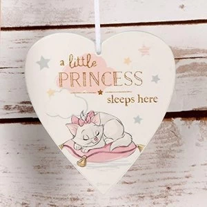 Image of Disney Magical Beginnings Heart Plaque - Little Princess