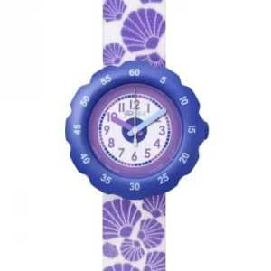 Image of Childrens Flik Flak Soft Purple Watch