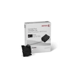 Image of 108R00957 Original Xerox Black Dry Ink Colour Stix 6 Pack