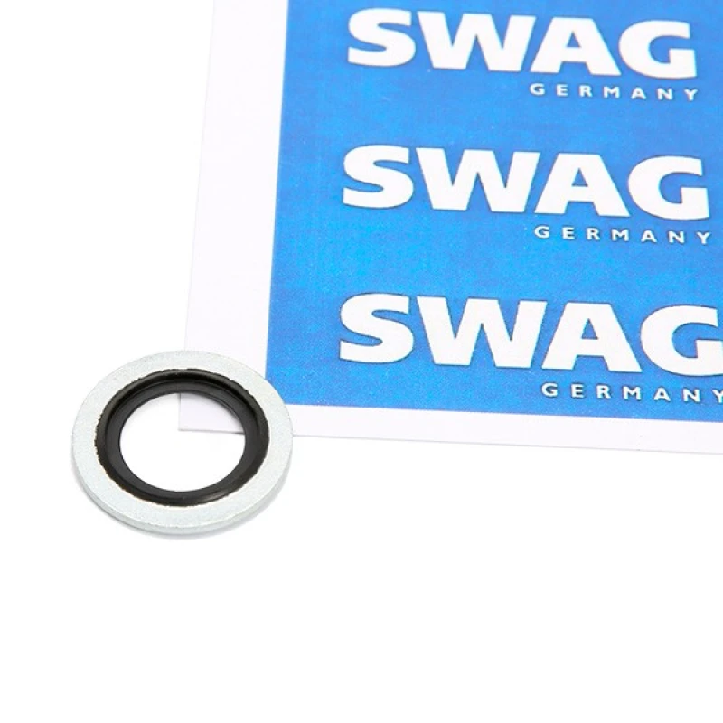Image of SWAG 50 92 4359 Oil Drain Plug Gasket Elastomer Elastomer Seal,oil drain plug (135)