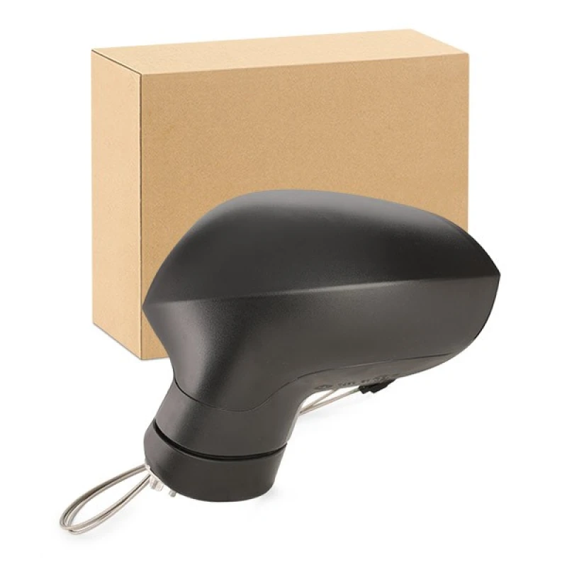 Image of VAN WEZEL 4919803 Wing mirror * HAGUS * Left, black, Internal Adjustment Outside Mirror (50)