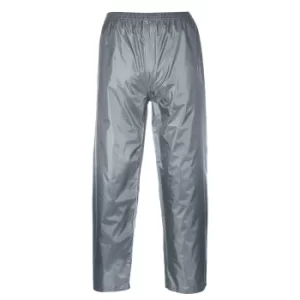 Image of Classic Mens Water Splash Rain Trousers Grey L