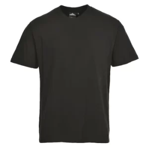 Image of Portwest B195 Turin Premium T-Shirt Black 3XL