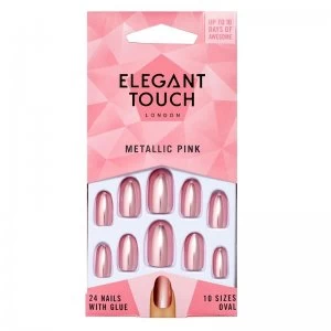 image of Elegant Touch Polished Metallic Pink