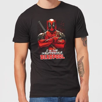 image of Marvel Deadpool Crossed Arms T-Shirt - Black - 3XL - Black