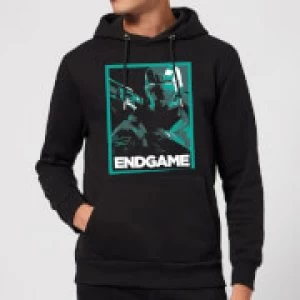 Image of Avengers Endgame War Machine Poster Hoodie - Black - S