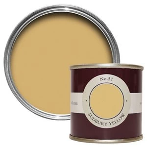 Image of Farrow & Ball Estate Sudbury yellow No. 51 Emulsion Paint 100ml Tester pot