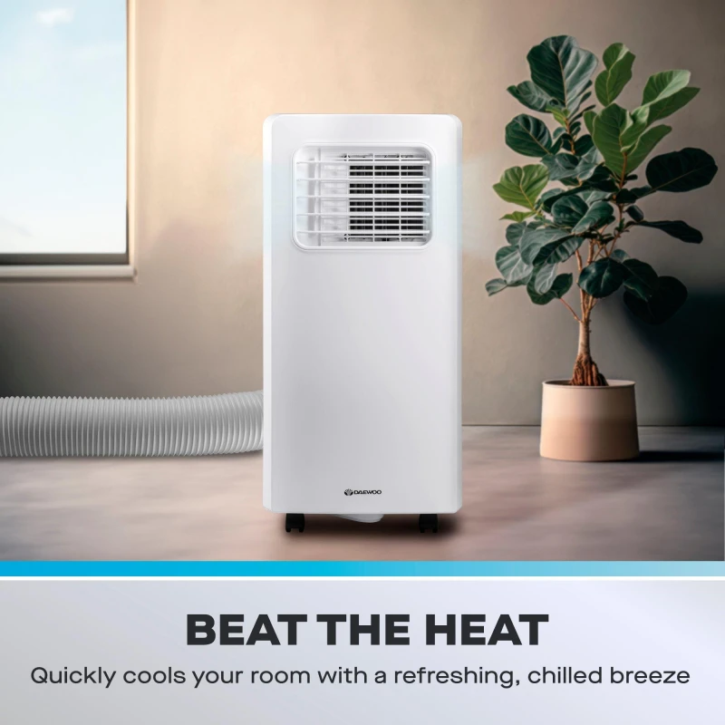 Image of EGL 3 In 1 7000BTU Air Conditioner, Dehumidifier And Fan - White White One Size