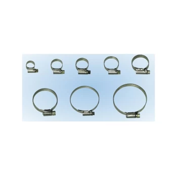 Image of PEARL CONSUMABLES Hose Clips S/S OO 12-20mm - Pack of 10 - PSHC02