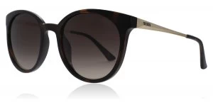 Image of Guess GU7503 Sunglasses Havana / Gold 52F 52mm