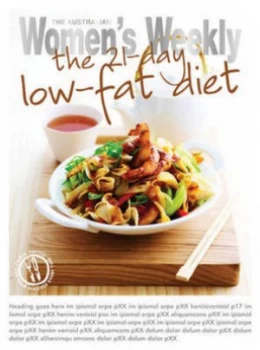 Image of 21-Day Low-Fat Diet Paperback