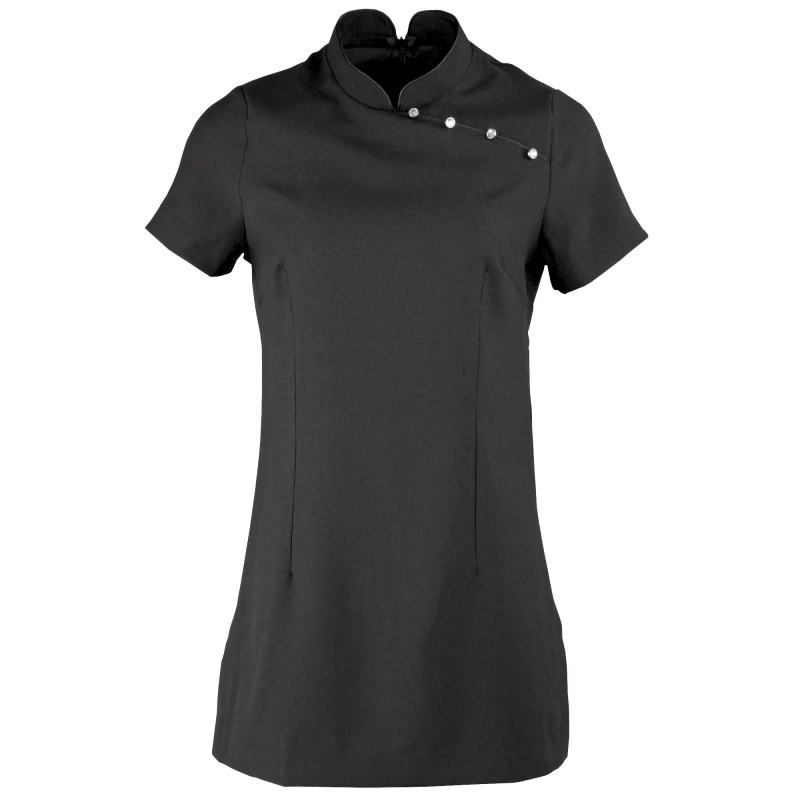 Image of Premier Mika Tunic Health Beauty & Spa Workwear Pack of 2 Black female