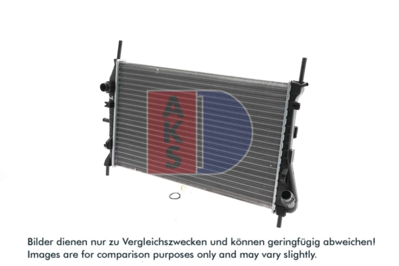Image of AKS DASIS 090019N Engine radiator Aluminium, Mechanically jointed cooling fins Radiator,engine cooling (470)