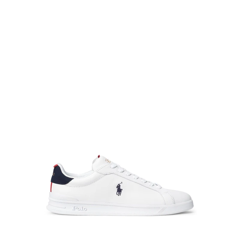 Image of Polo Ralph Lauren HRT CT II-SNEAKERS-LOW TOP LACE womens Shoes (Trainers) in White