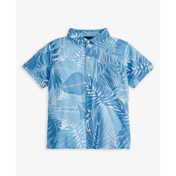 image of Barbour Boys' Cornwall Shirt - Blue 11-12Y/XL