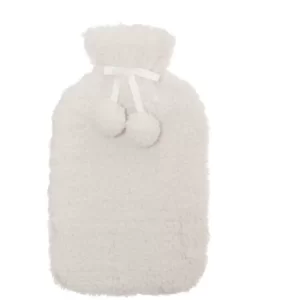 image of Cream Teddy Boucle 2L Hot Water Bottle