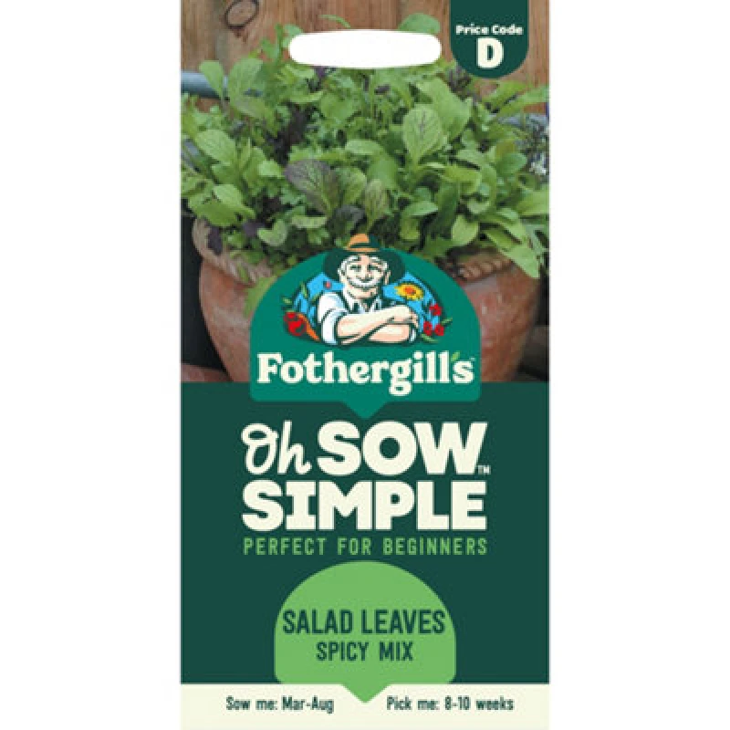 Image of Mr Fothergills Oh Sow Simple Salad Vegetable Seeds