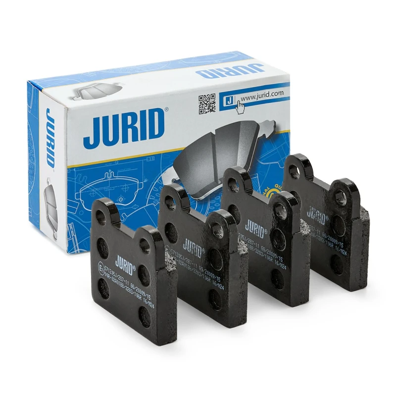 Image of JURID 571205J Brake pad set not prepared for wear warning indicator, without accessories Brake Pad Set,disc brake (402)