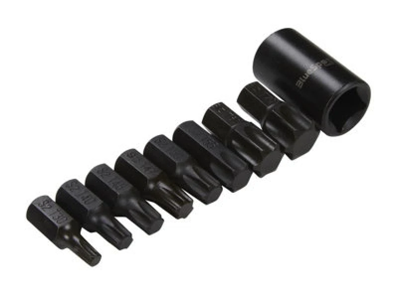 Image of BlueSPOT Bluespot - 9pc Impact Torx Bit Socket Set T30-T70 S2 Steel 1/2' Drive 1498