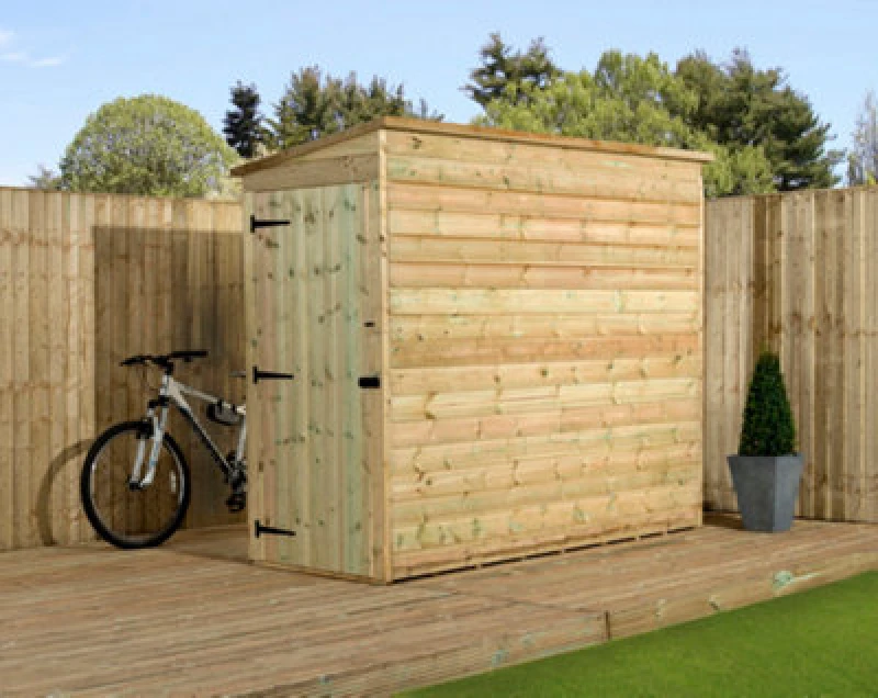 Image of Empire Sheds Empire 2200 Pent 4X3 Pressure Treated Tongue And Groove Wooden Garden Shed Door Left Side Panel (4' X 3' / 4ft X 3ft) (4X3)