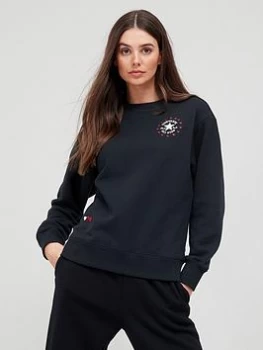 image of Converse Chuck Taylor Love Me Sweat Top - Black Size M Women