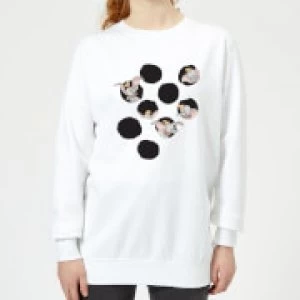 Image of Dumbo Peekaboo Womens Sweatshirt - White