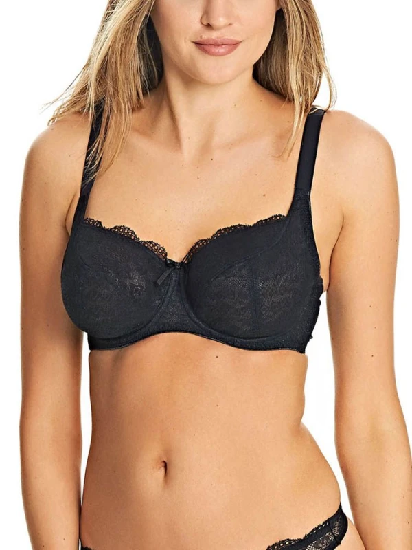 Image of Freya Womens underwired balconnet bra Freya Fancies Noir Female 90K