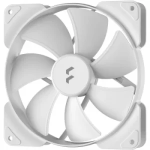 image of Fractal Design Aspect 14 14cm Case Fan, Rifle Bearing, Supports Chaining, Aerodynamic Stator Struts, 1000 RPM, White