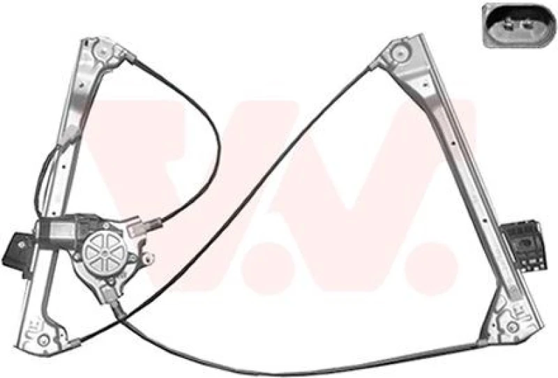 Image of VAN WEZEL Window regulator VAN WEZEL 0647261