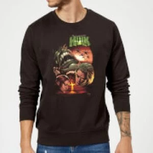 Image of Marvel Incredible Hulk Dead Like Me Sweatshirt - Black