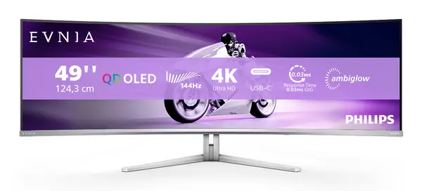 Image of Philips 49" 49M2C8900L Quad HD OLED Gaming Monitor