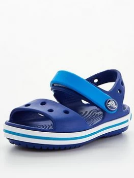 image of Crocs Crocband Sandal - Blue Size 4 Younger