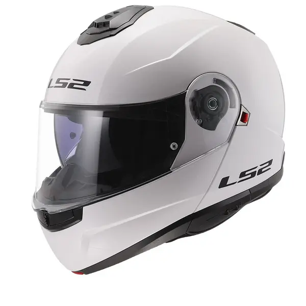 Image of LS2 FF908 Strobe II Gloss White 06 Modular Helmet Size XS