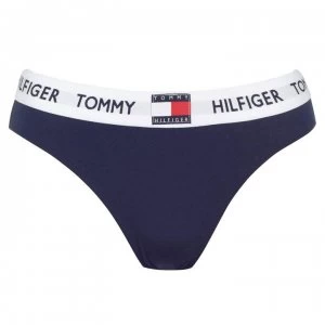 Image of Tommy Bodywear 85 Cotton Bikini Briefs - Navy Blazer CHS