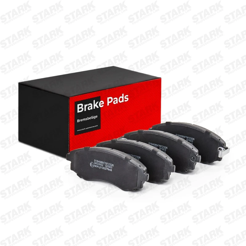 Image of STARK SKBP-0010047 Brake pad set Front Axle, with acoustic wear warning Brake Pad Set,disc brake (402)