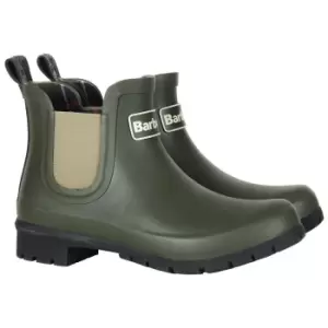 Image of Barbour Womens Kingham Wellington Boots Olive 4