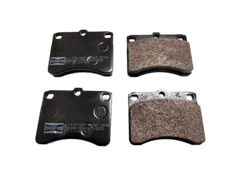 Image of CHAMPION 572118CH Brake pad set not prepared for wear warning indicator Brake Pad Set,disc brake (402)