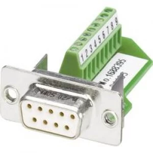 Image of D SUB socket 180 Number of pins 9 Screws Phoenix Contact