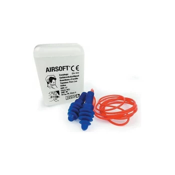 image of 1030612 Airsoft Multi-use Corded Earplugs (Pk-50) - Honeywell Howard Leight