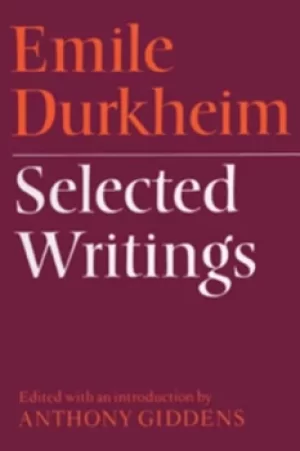 Image of Emile Durkheim by mile Durkheim