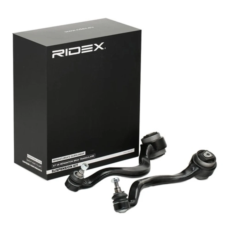 Image of RIDEX 772S0586 Control arm repair kit Front Axle, Control Arm Suspension Kit (772)