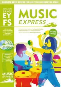 Image of Music express Early years foundation stage EYFS by Patricia Scott