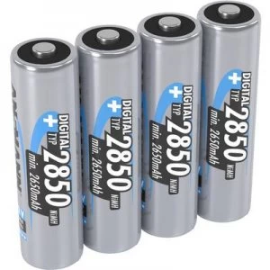 Image of Ansmann Digital HR06 AA battery (rechargeable) NiMH 2650 mAh 1.2 V 4 pc(s)