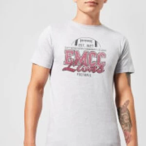 Image of East Mississippi Community College Lions Distressed Mens T-Shirt - Grey - 3XL
