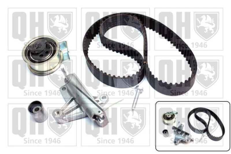 Image of QUINTON HAZELL Timing belt kit QUINTON HAZELL QBK814