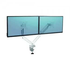 Image of Fellowes Platinum Series Dual Monitor Arm White 8056301