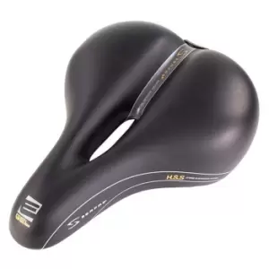 image of Serfas E-Gel Cutout Cruiser Saddle - Black