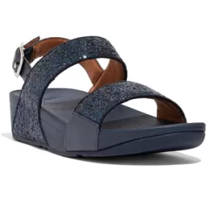 image of Fitflop Womens Lulu Glitter Buckled Strap Sandals UK Size 5 (EU 38)