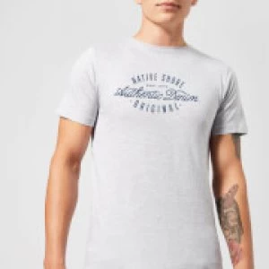 Image of Native Shore Authentic Denim Mens T-Shirt - Grey - 3XL