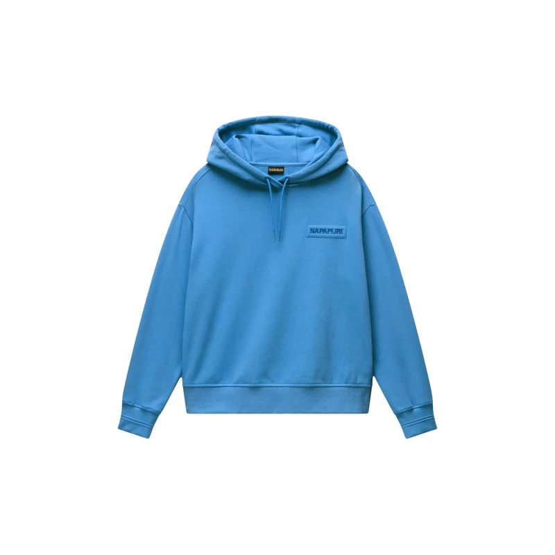 Image of Womens French Terry Hoodie Napapijri Clarao Bleu Female 2XS